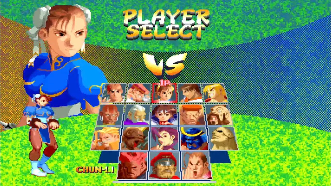 Street Fighter Alpha 2 - Chun Li Arcade Mode (Classic Costume)