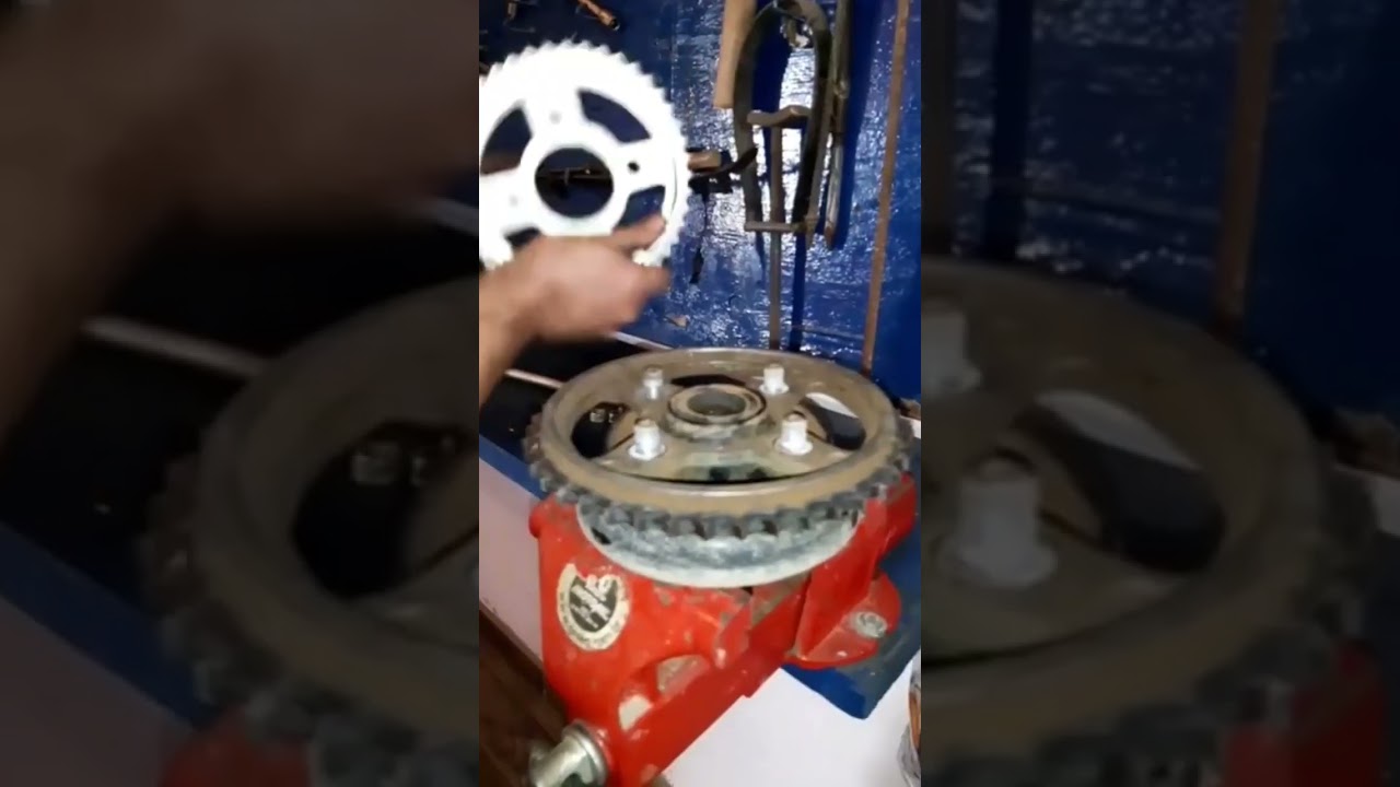 aprenda a trocar corrente coroa e pinh&atilde;o da titan 150 e 160 #shorts