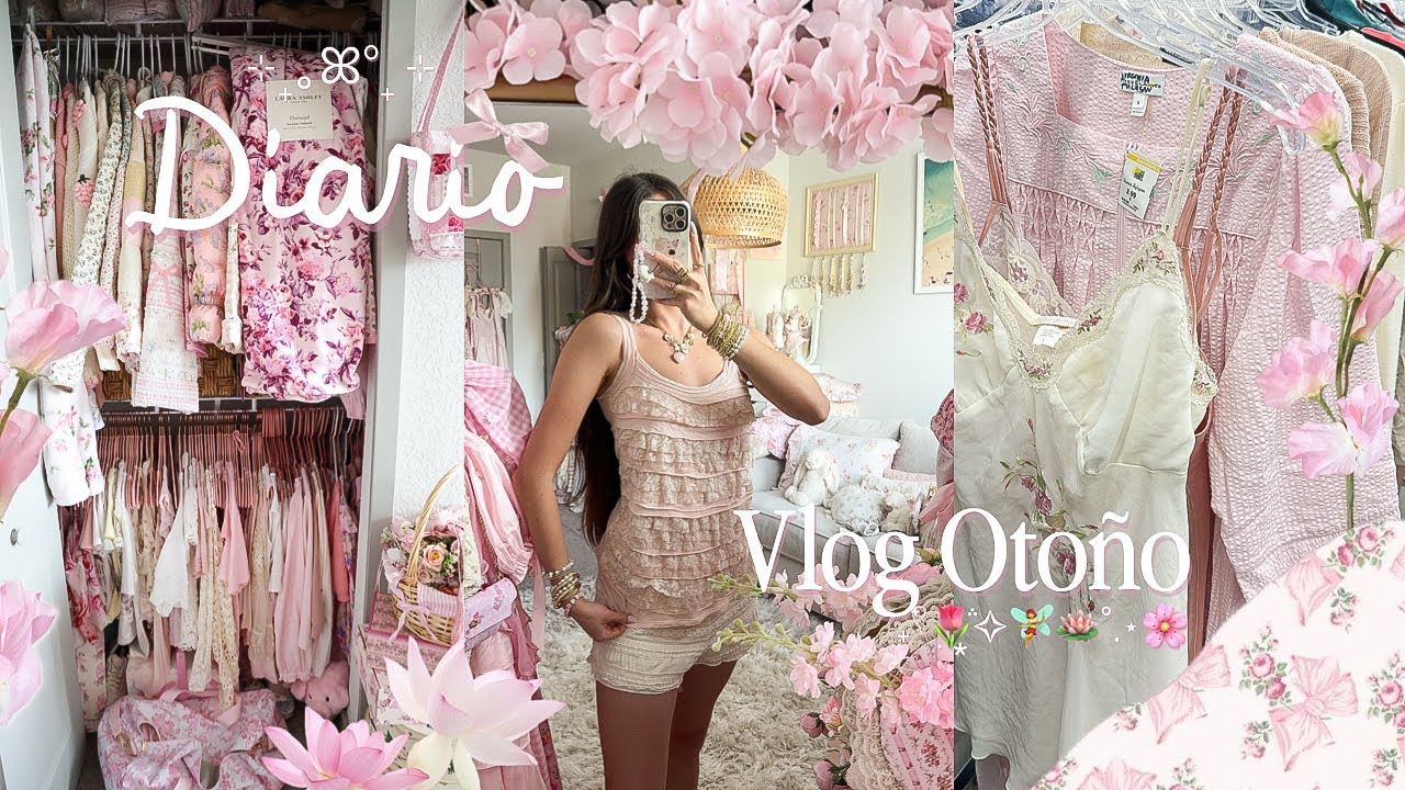 Un dia conmigo 🌸🍂🧁💕 - Diario de Otoño ⊹₊｡ꕤ°₊ ⊹ Thrifting, nuevo corte de cabello y haul femenino.