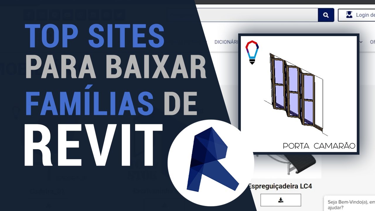 TOP SITES PARA BAIXAR FAMÍLIAS DE REVIT