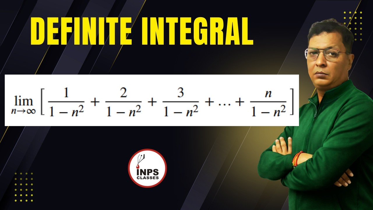 limit n tends to infinity [ 1/(1-n^2) + 2/(1-n^2) + ... + n/(1-n^2)]