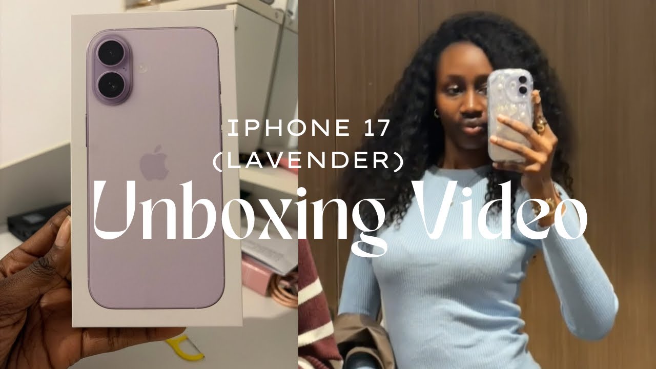 Unboxing the NEW Lavender iPhone 17 💜 | iPhone 11 vs iPhone 17 + Customization Tutorial