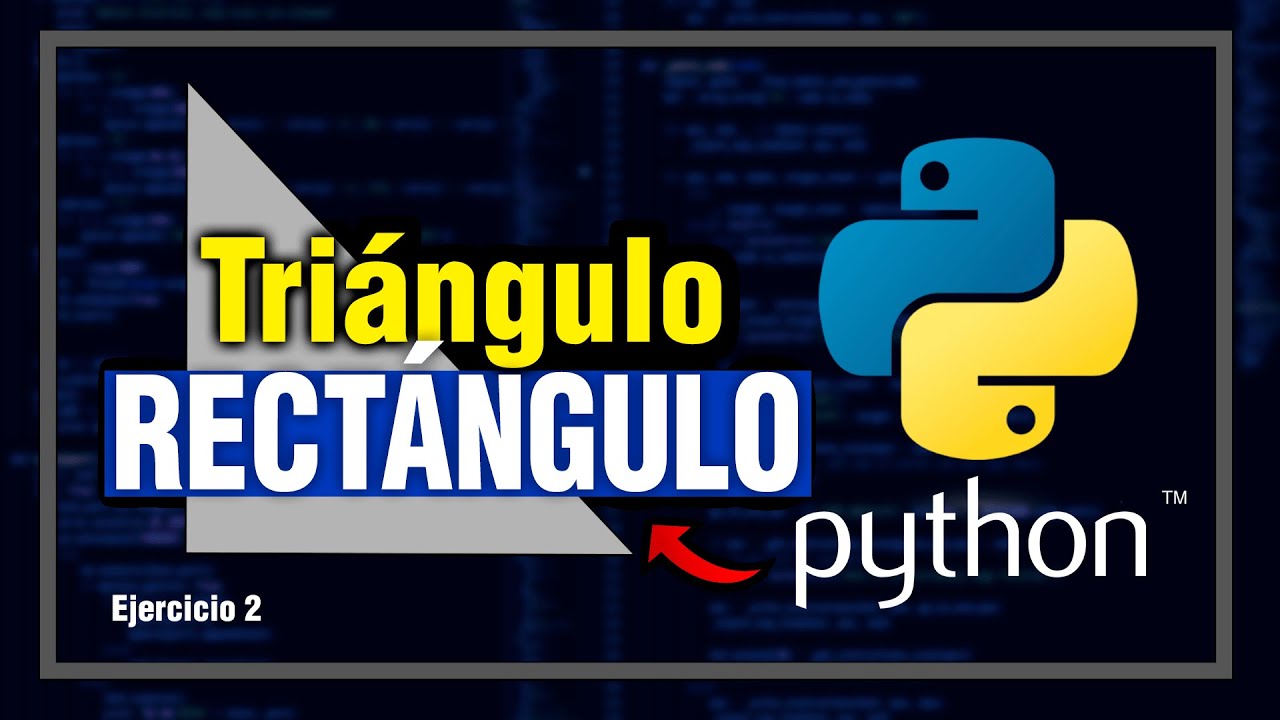 Hallar el Área de un Triángulo Rectángulo en Python