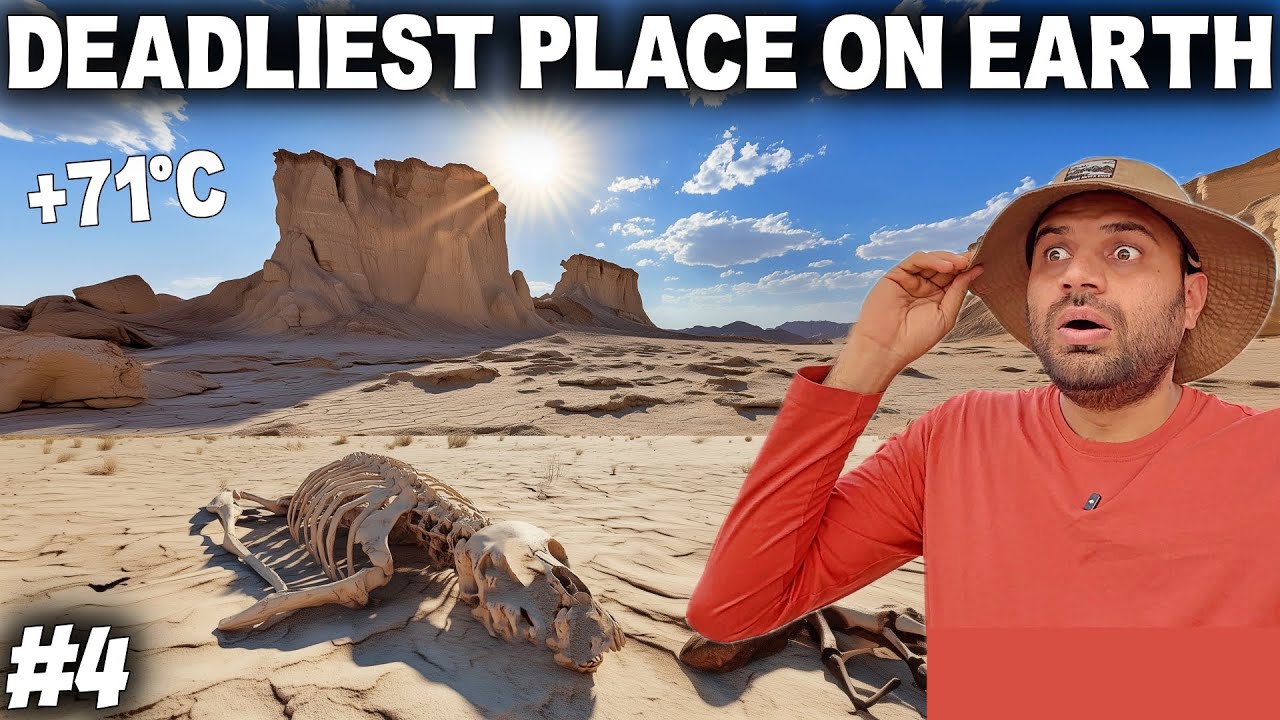 Visiting World&rsquo;s Hottest Place 70&deg;C, Kalut Desert Iran 🇮🇷