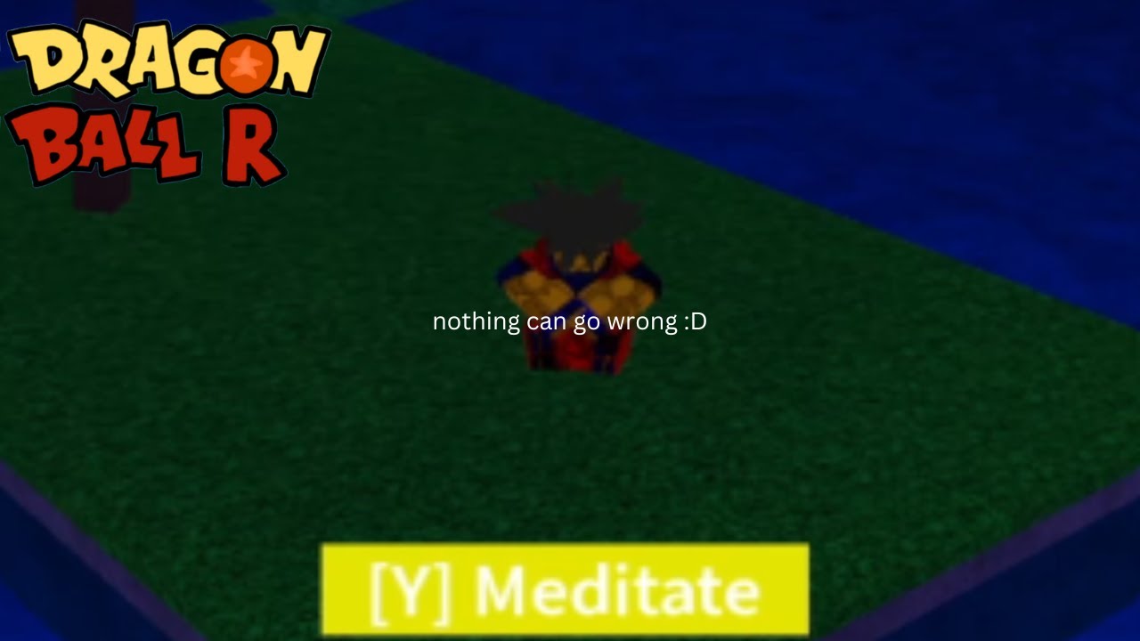 Trolling people by meditating || Dragon Ball R