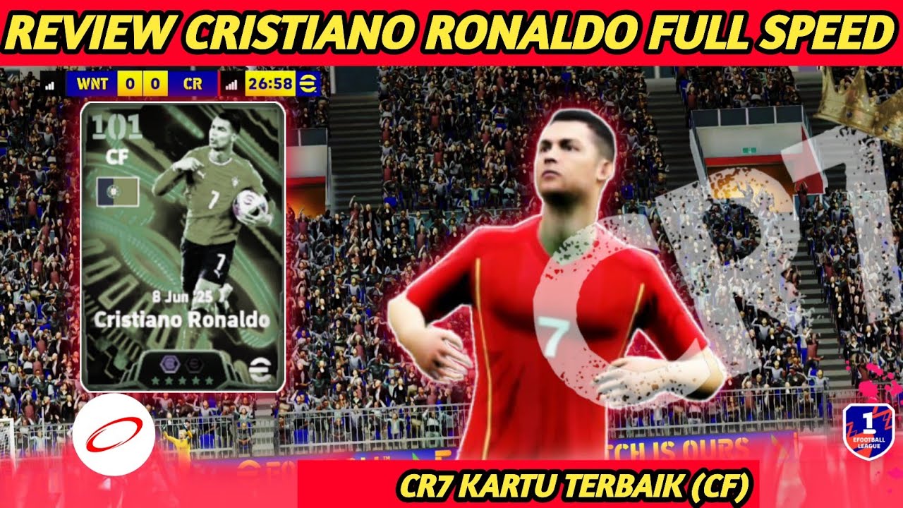 CR7 || REVIEW PENOMINA PINISING X BULLET HELDER LARI KENCANG KARTU RONALDO VERSI TERBAIK-NYA EFO2025