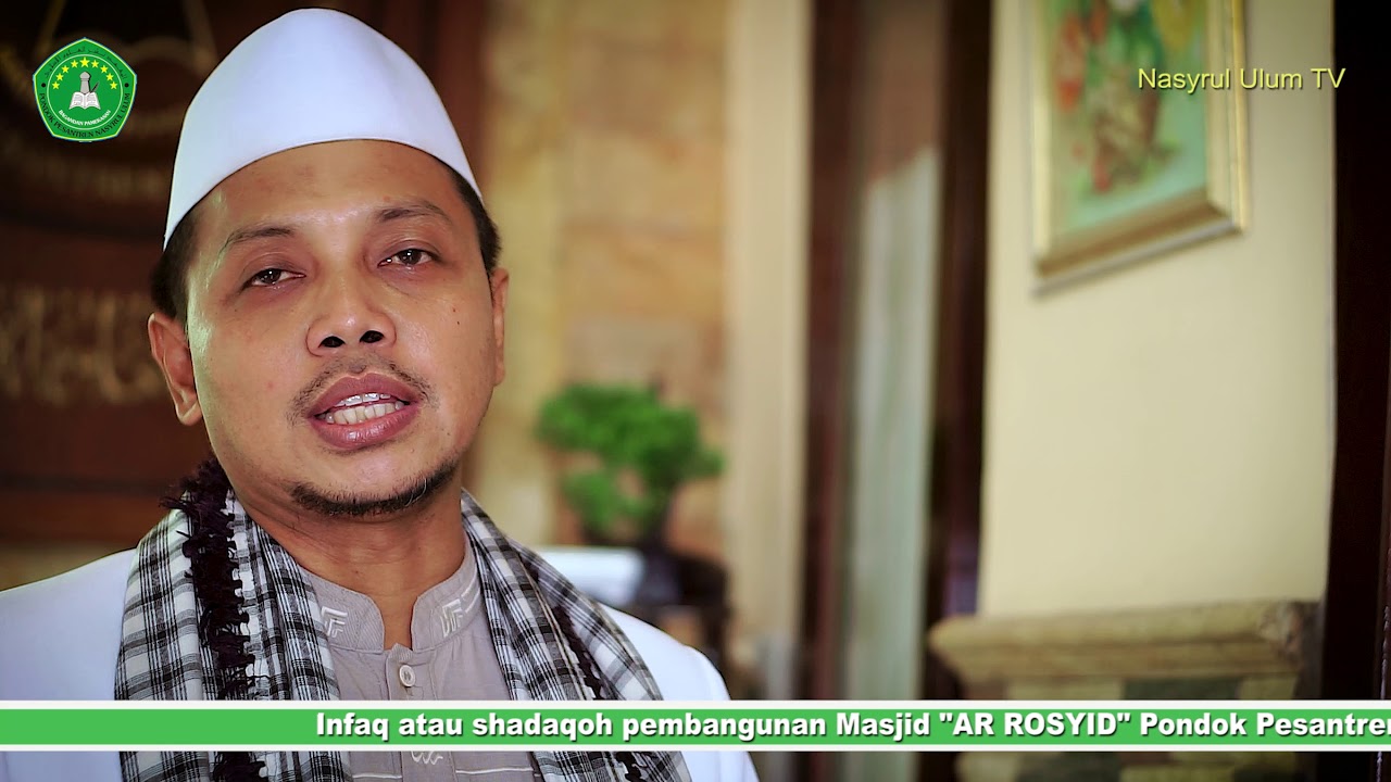 Ucapan Terima Kasih kepada para Donatur Pembangunan Masjid Ar Rosyid - Ponpes Nasyrul Ulum Bagandan