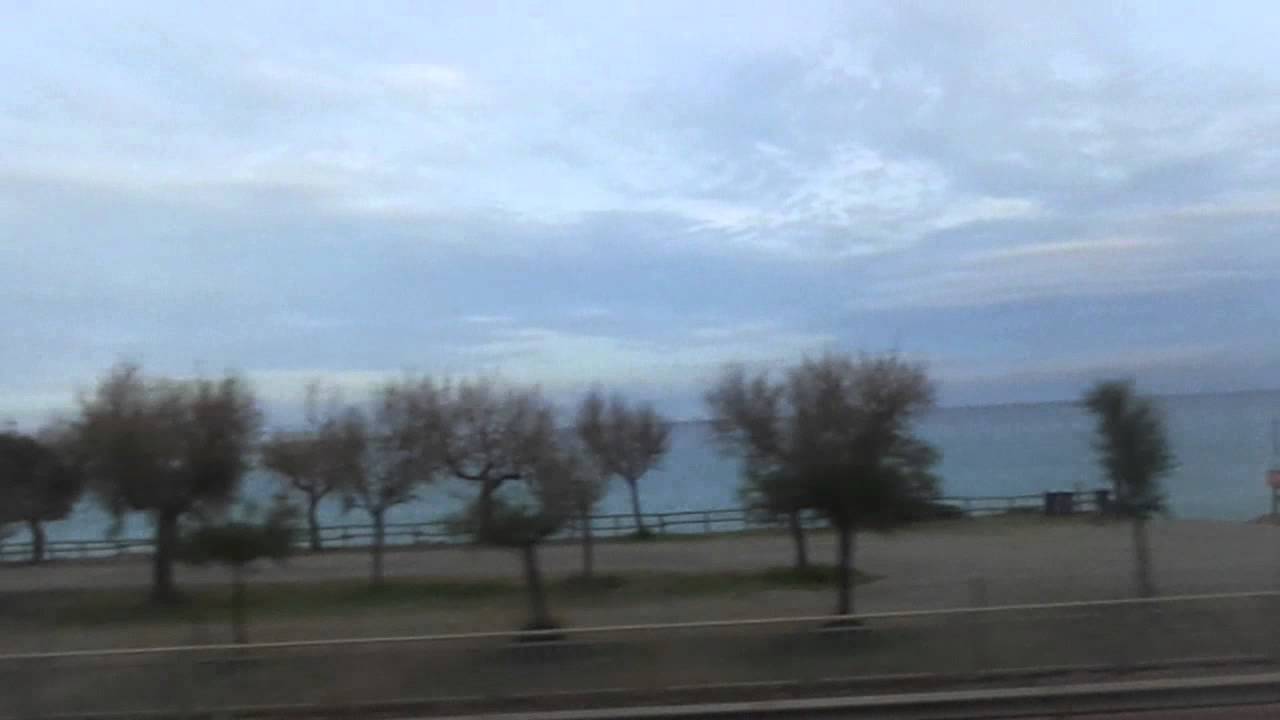 VIAGGIO DA PIETRA LIGURE A FINALE LIGURE CON IL TRENO