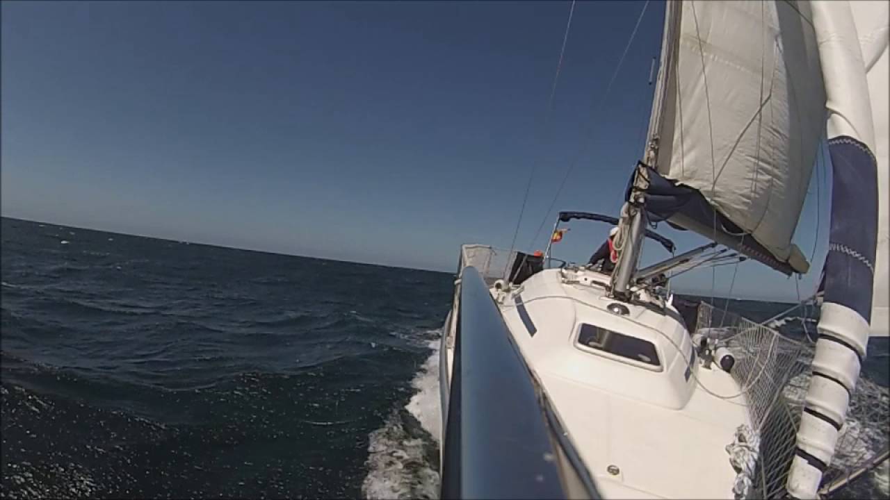 Bavaria 32 sailing Galicia Sea