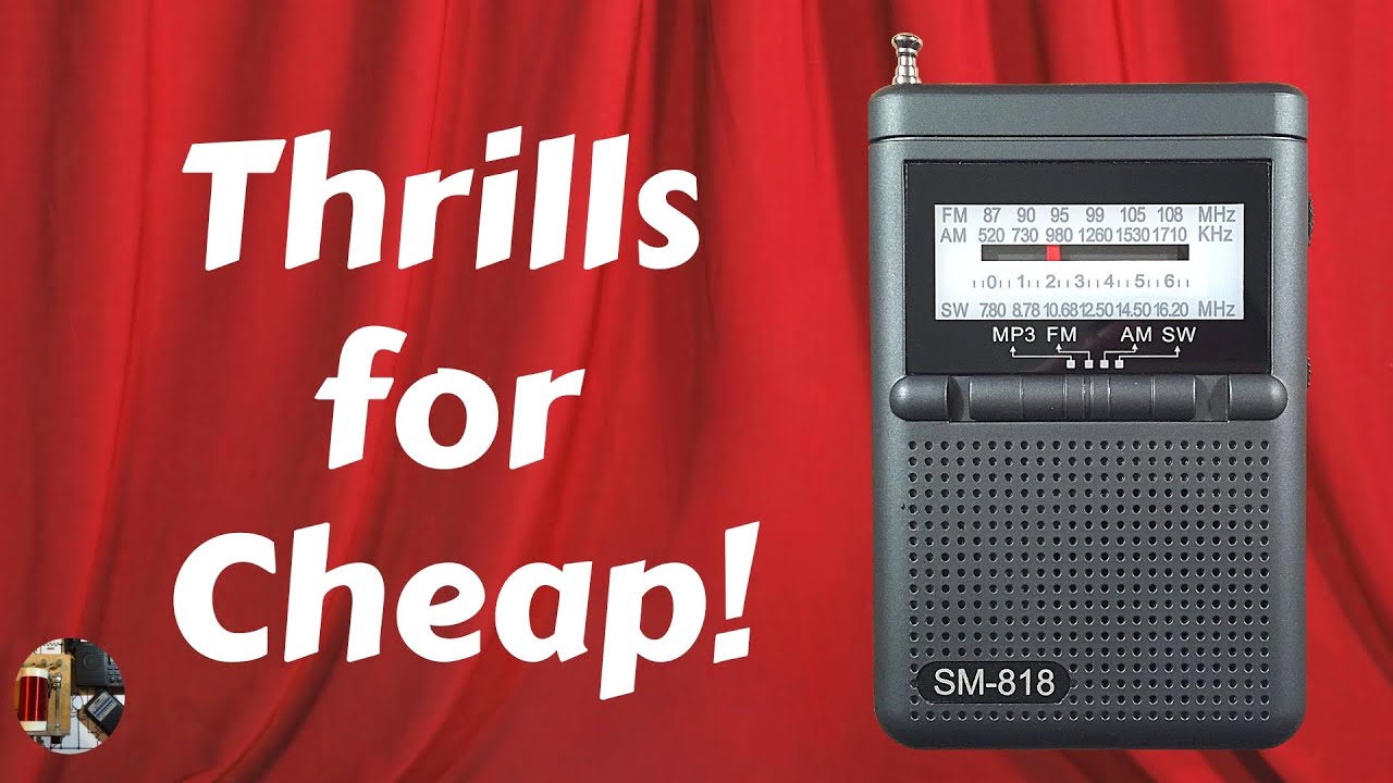 Semier SM-818 AM FM MP3 Shortwave Radio Review