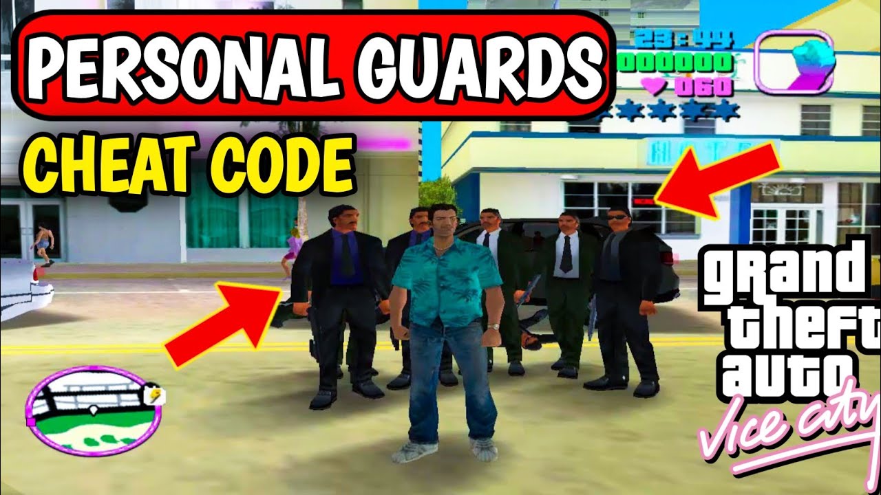 GTA Vice City Personal Guards Cheat Code / Bodygards cheat for gta vice city / Shakirgaming