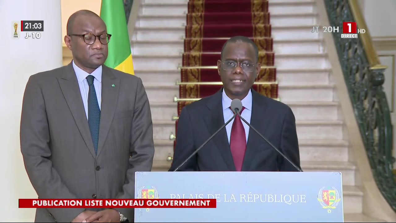 PUBLICATION DE LA LISTE DU NOUVEAU GOUVERNEMENT &ndash; AHMADOU AL AMINE LO