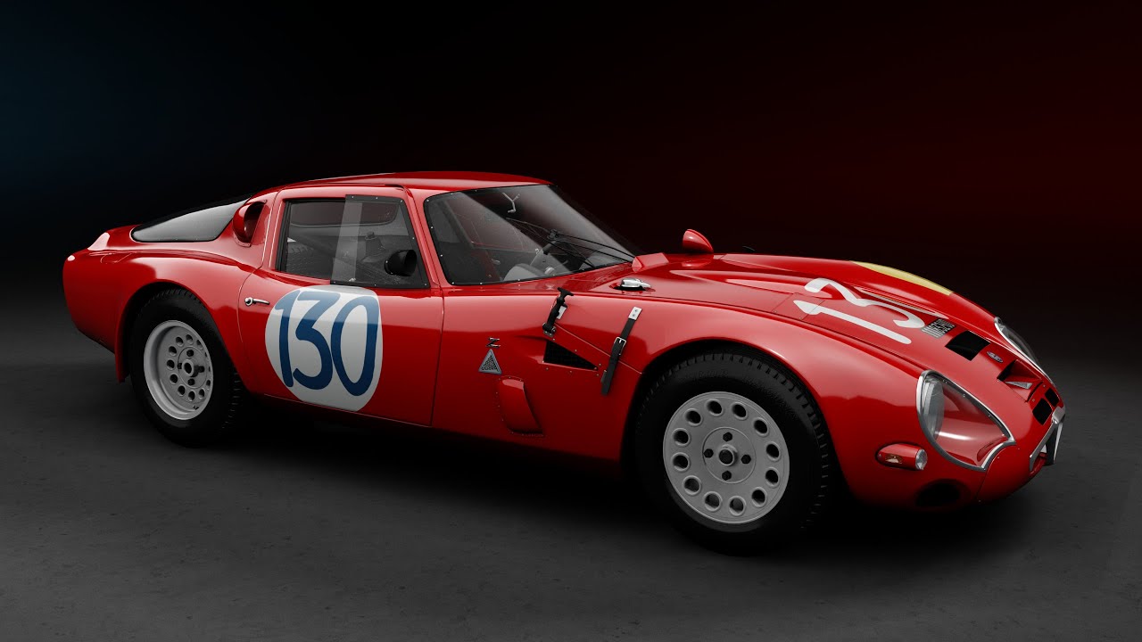 Assetto Corsa: 1965 Alfa Romeo TZ2 at Greenwood