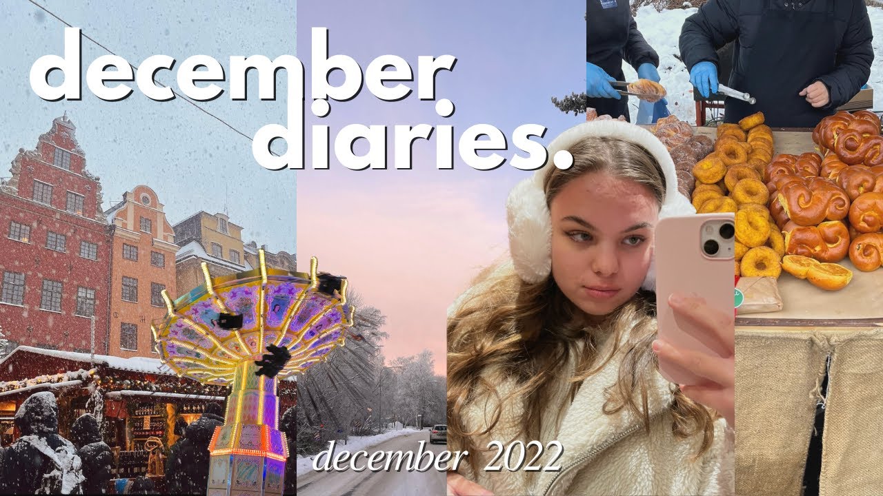 december diaries | christmas in sweden, new years & candlelight concert