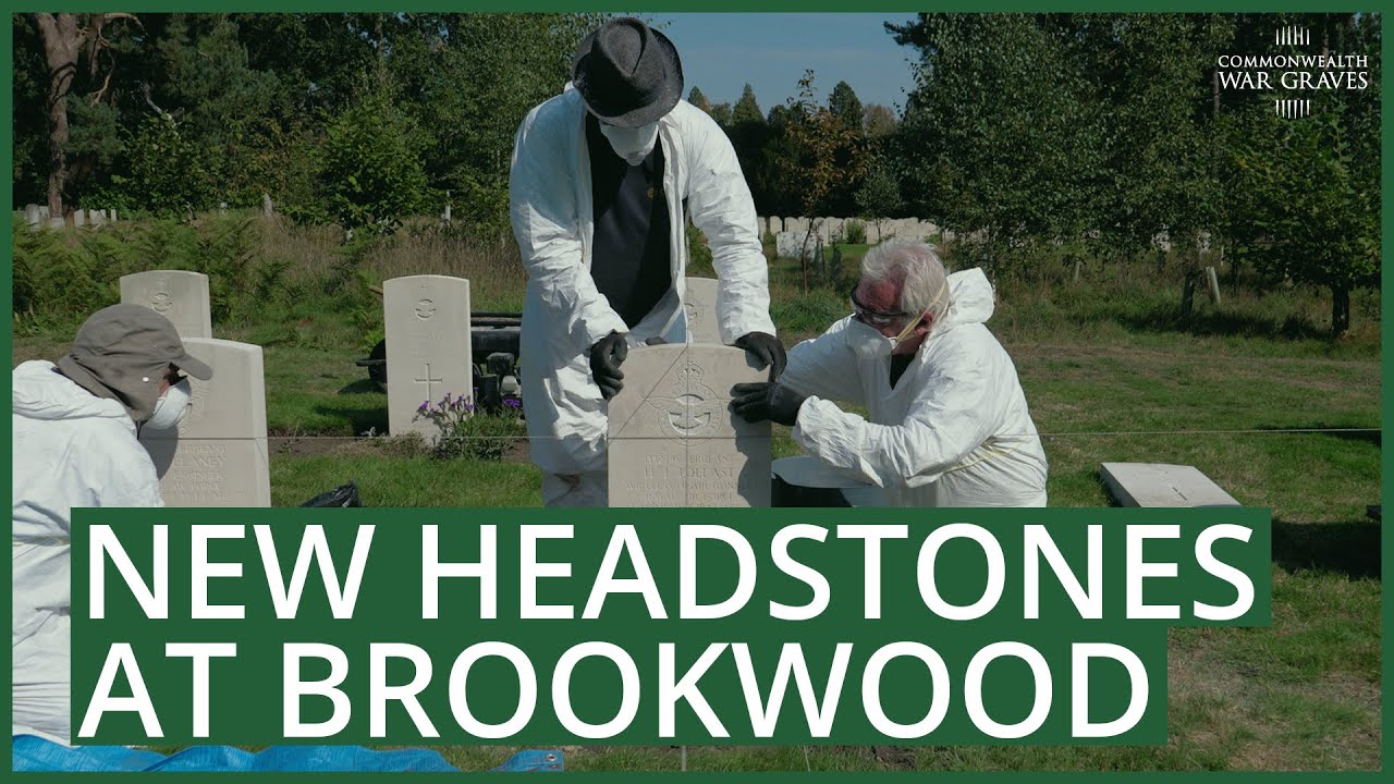 Headstone replacement at Brookwood | Slow TV | Commonwealth War Graves Commission | 