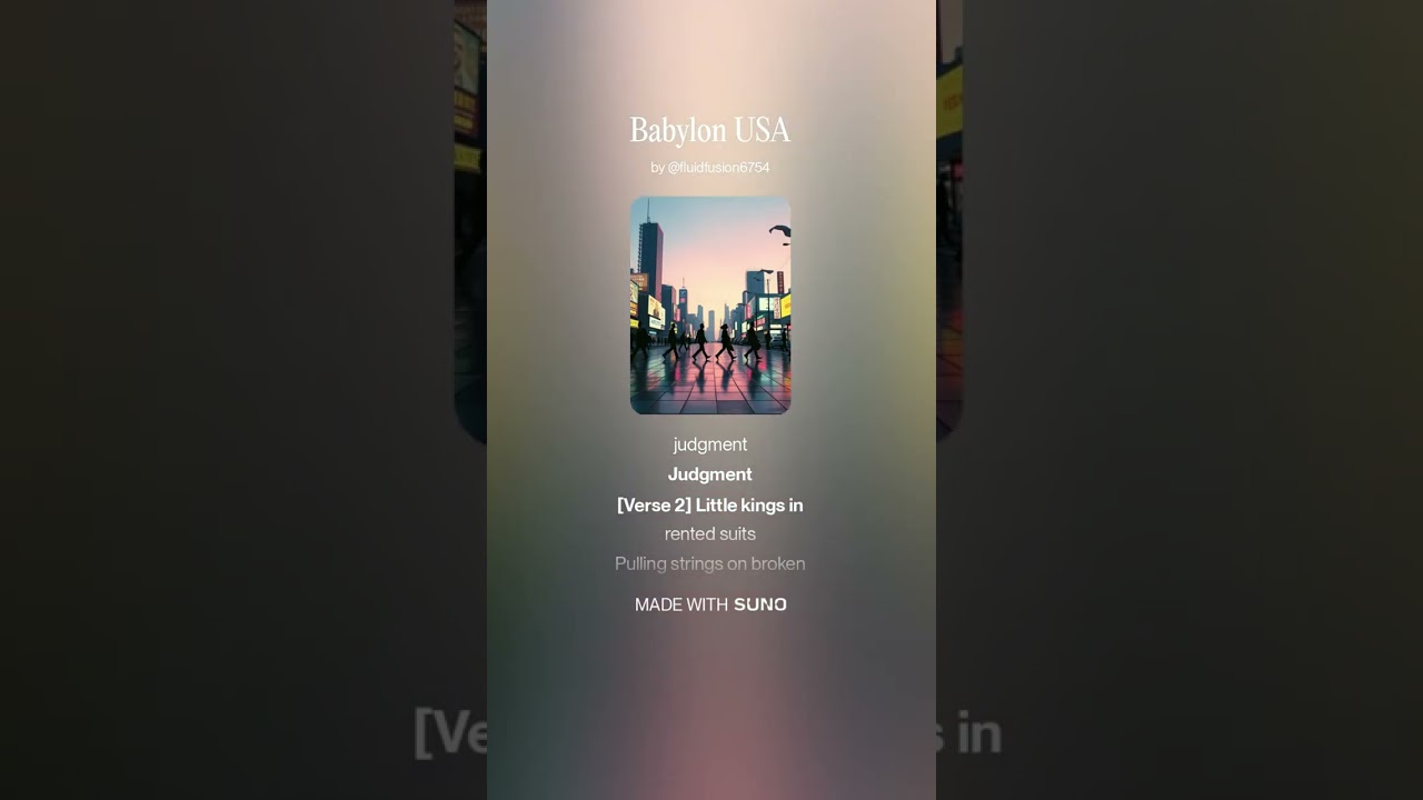 Babylon USA (Kinda sounds like Abba and Euro-Dance)