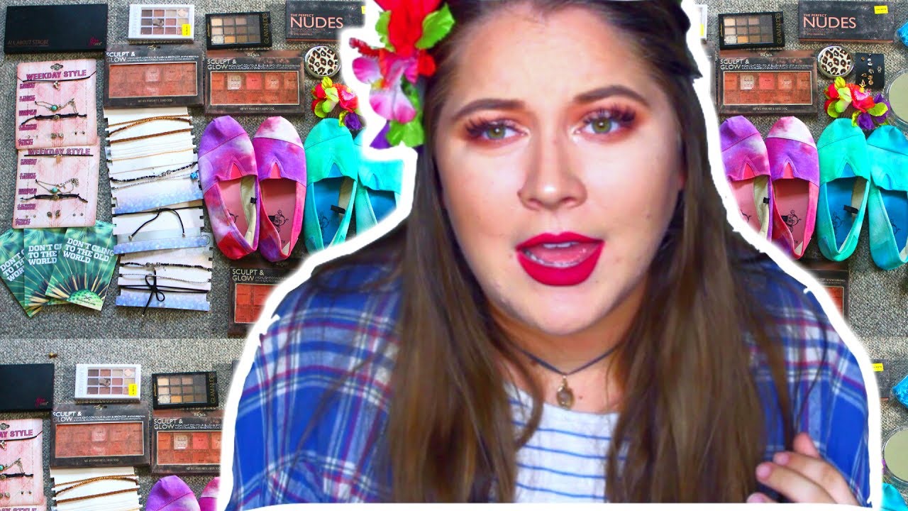 DUMPSTER DIVING HAUL + Unboxing from a Subscriber | Make Up, Five Below, Jewelry