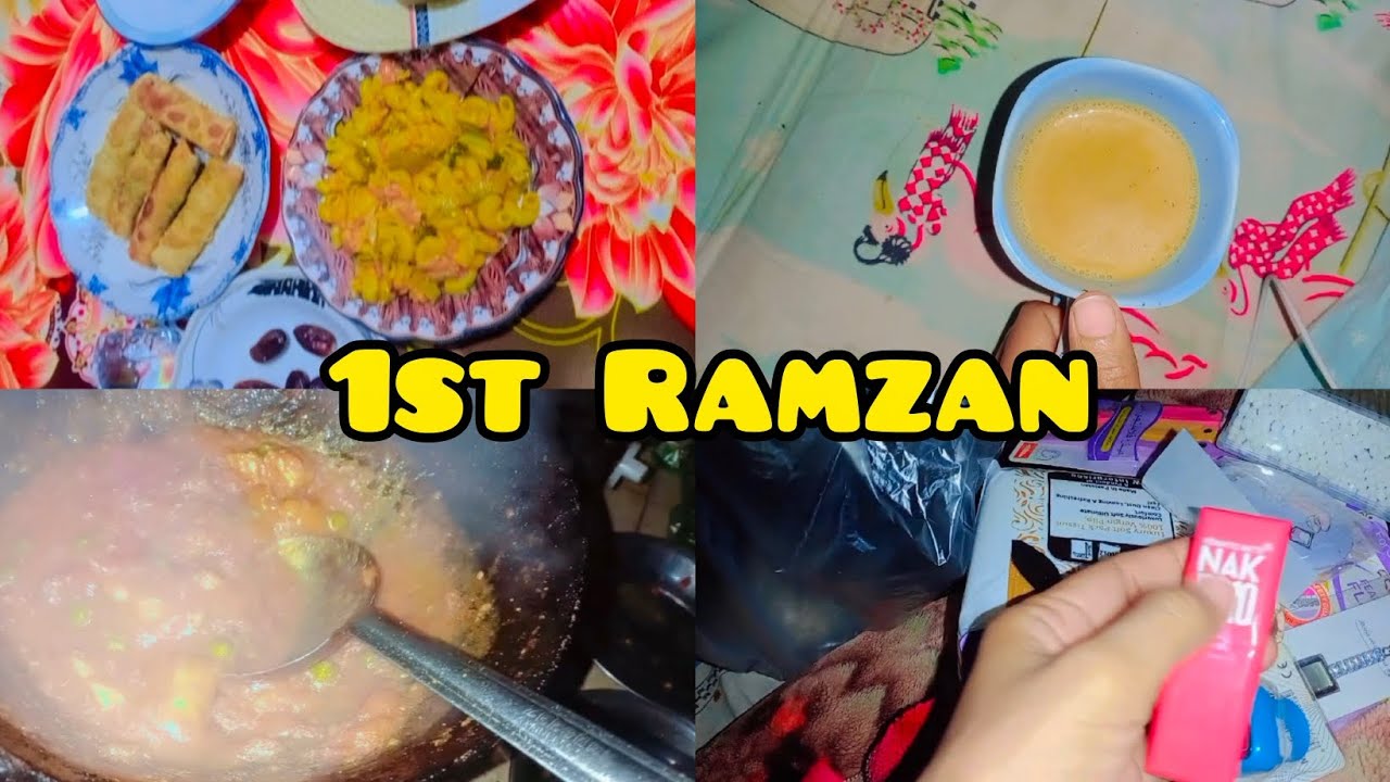 1st Ramzan / I made Chicken karhai 🍲