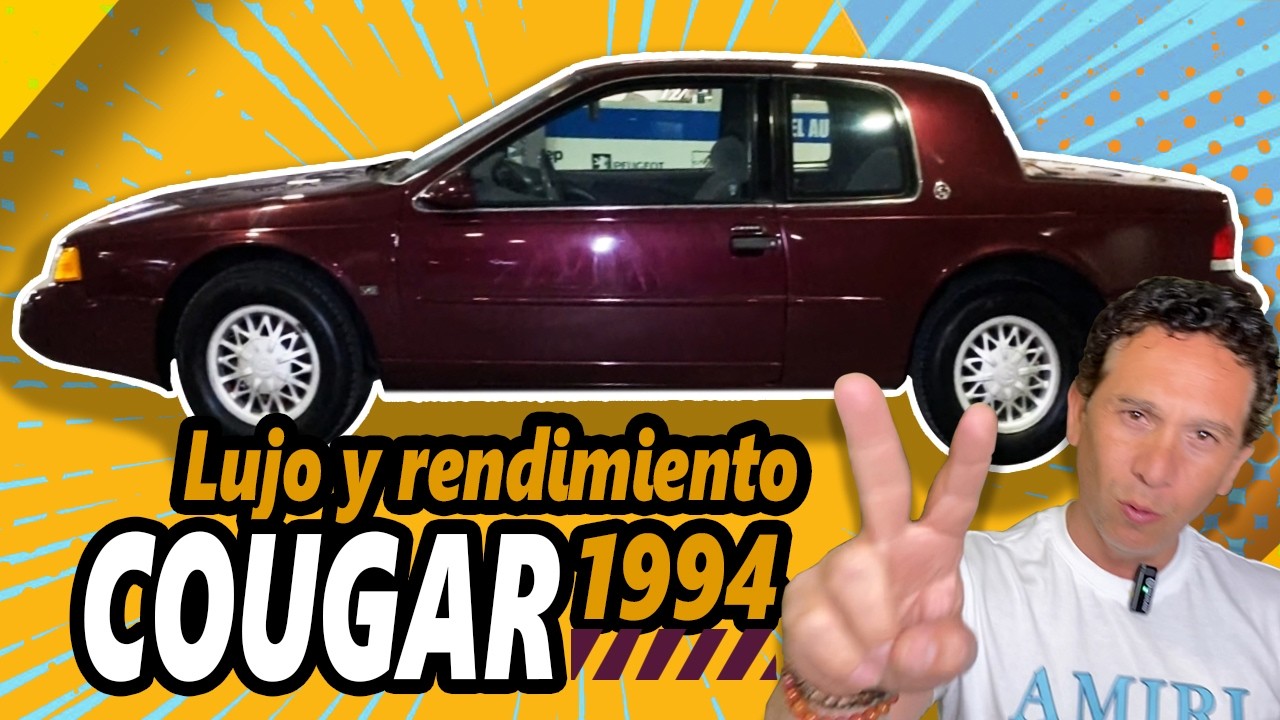Mercury COUGAR 1994 el manejo suave, elegante y potente de los 90