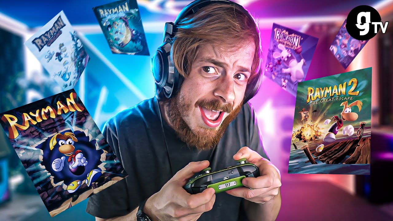ON REJOUE À TOUS LES JEUX RAYMAN AVEC CYRILMP4 - gTV