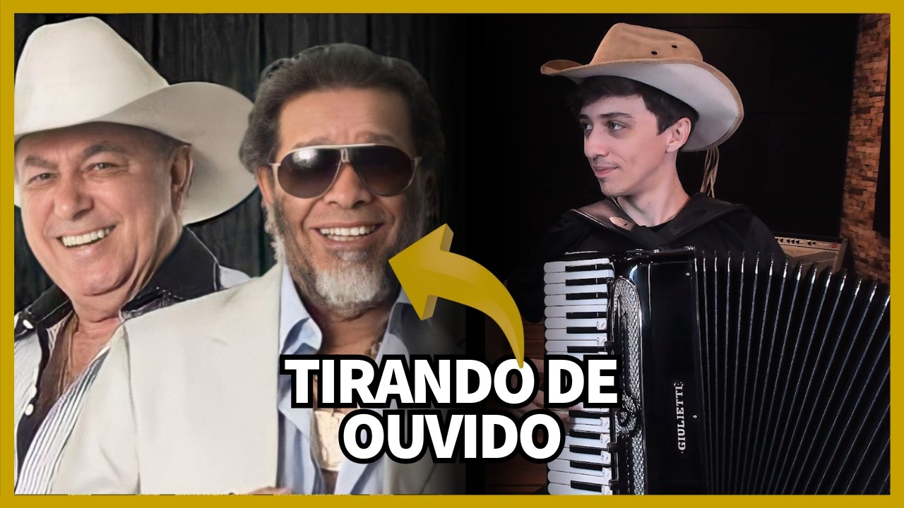 Tirando de ouvido ANJO LOIRO no Acordeon - Milionário e José Rico