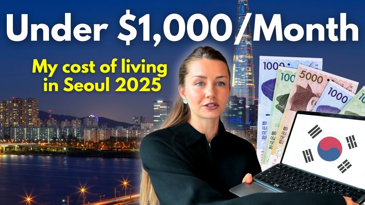 My Monthly Expenses in Seoul 2025 💸 (Under $1,000/Month!)