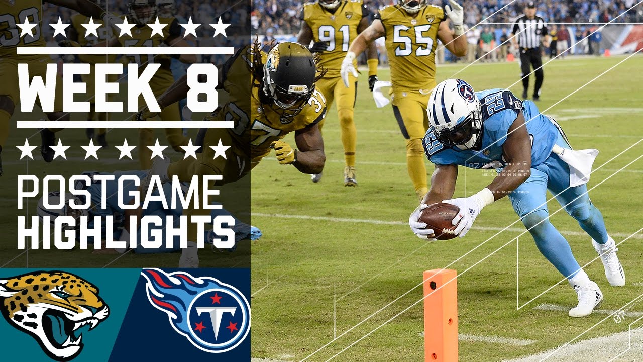 Jaguars vs. Titans | NFL Week 8 Game Highlights