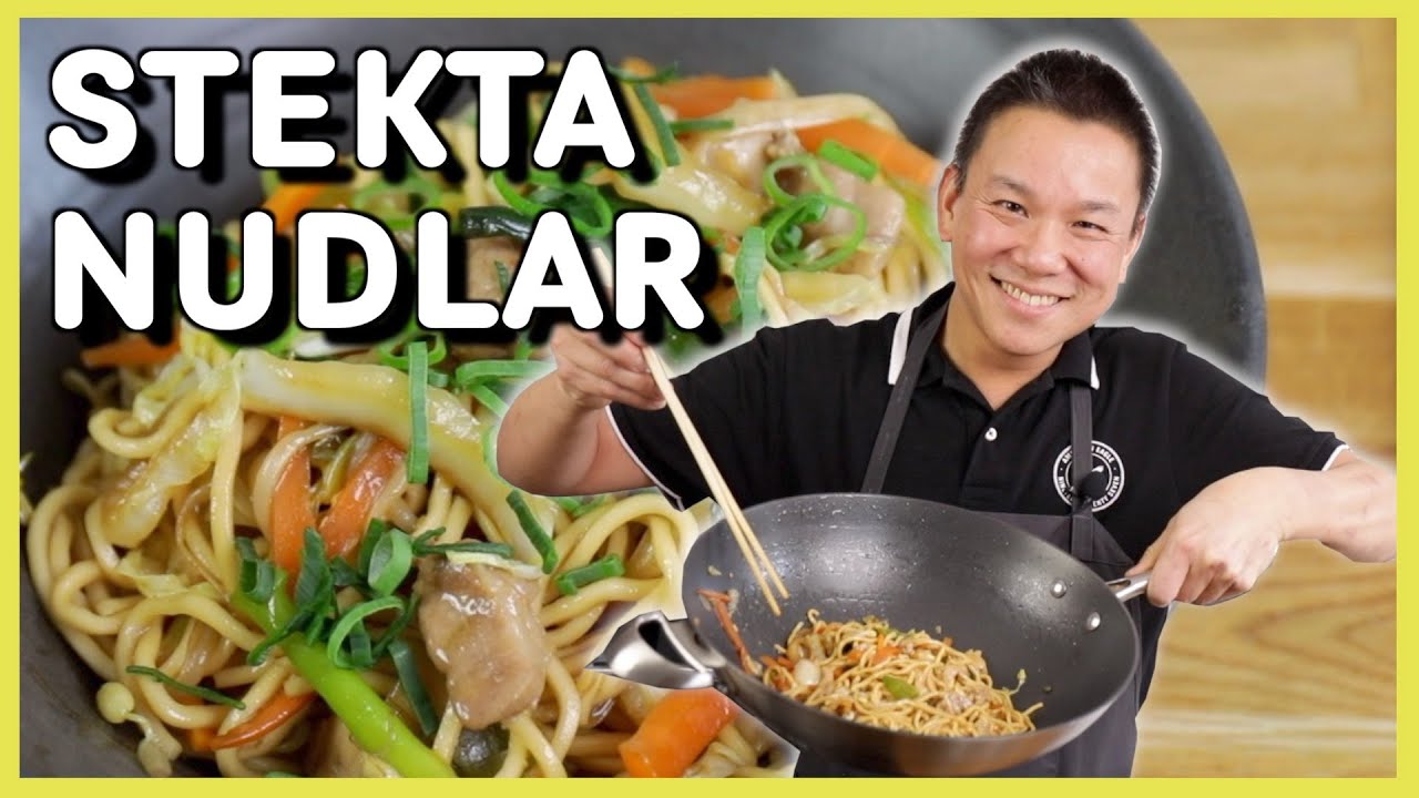 Stekta Nudlar av en Äkta Kines! | Pappa Poon!