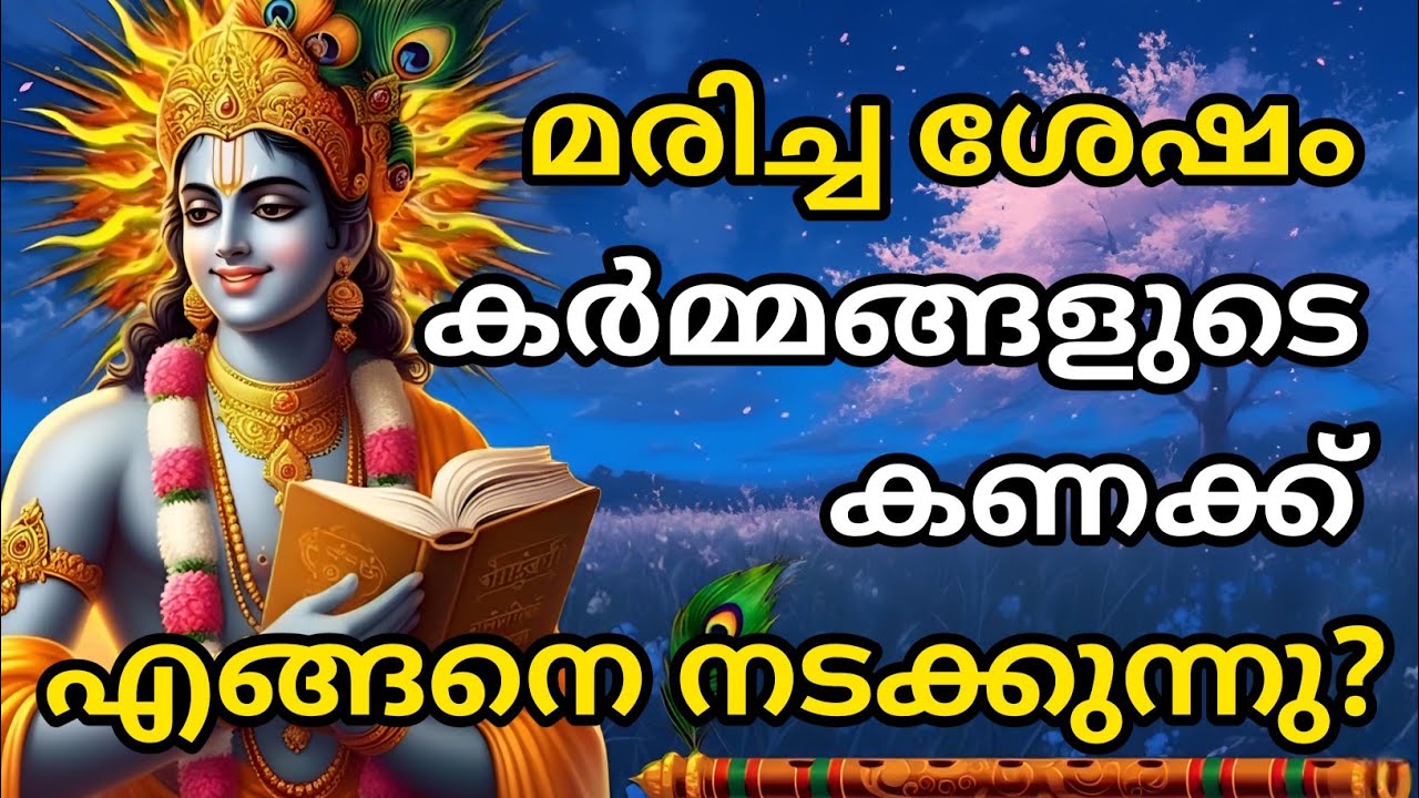 മരിച്ച ശേഷം കർമ്മങ്ങളുടെ കണക്ക് എങ്ങനെ നടക്കുന്നു?| Gita Upadesham | bhagavad githa by Krishna
