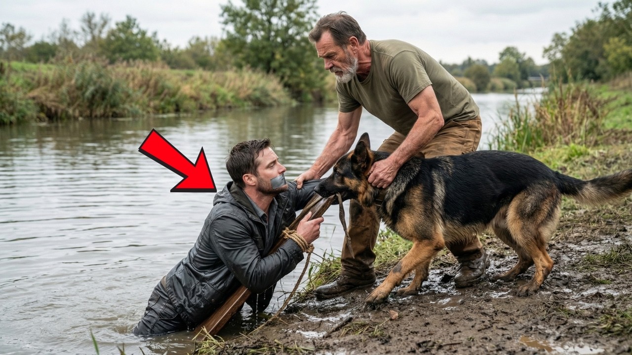 Reclusive Veteran Saves Bound Investigator. The German Shepherd Stuns the Town