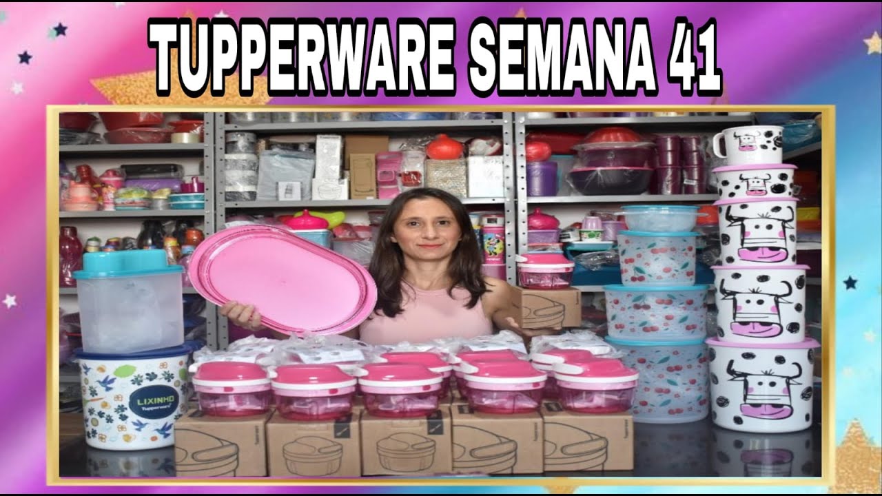 DEMONSTRAÇÃO DE PEÇAS TUPPERWARE - VITRINE 11 - SEMANA 41