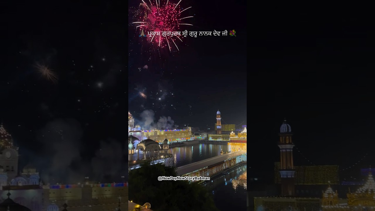 GurPurab Live ~ Amritsar Golden Temple #amritsarpunjab #gurpurab #goldentemplevideo