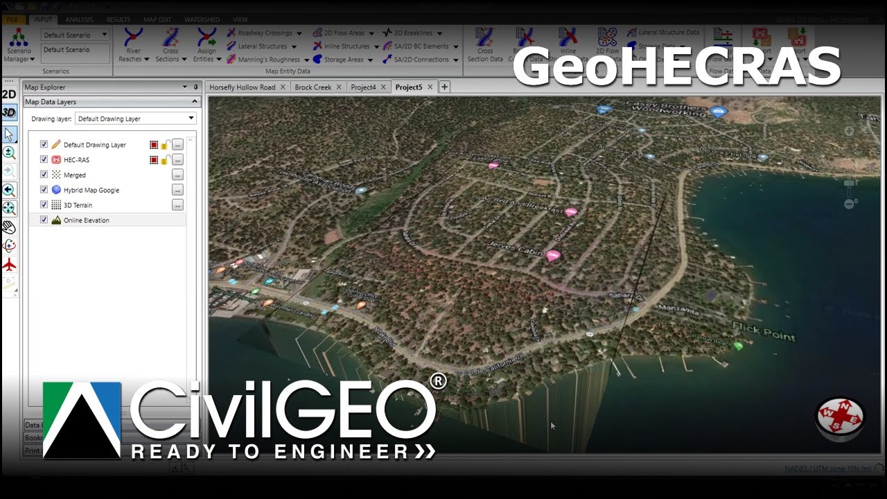 Working with LiDAR Elevation Data in GeoHECRAS | CivilGEO
