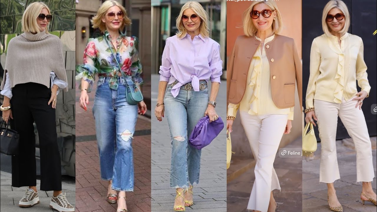 Естественный стиль для женщин старше 50 лет | Новые тренды в женской моде | зимне-летняя, осенняя...