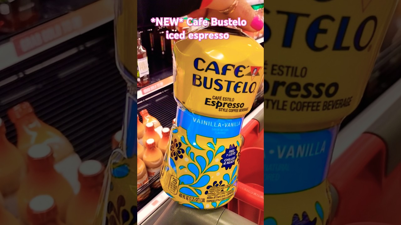 *NEW* CAFE BUSTELO ICED ESPRESSO! @cafebustelo #icedcoffee #espresso #cafebustelo #shorts #target
