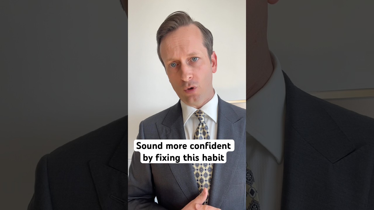 This speech habit makes you sound less confident #uptalk #speaking #presenting #confidentspeaking