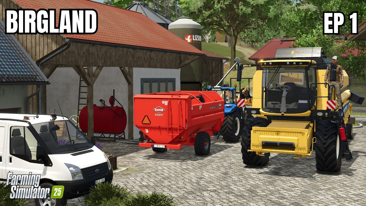 Starting From Scratch & Building a MILLION DOLLAR Farm | Birgland Ep.1 | Farming Simulator 25