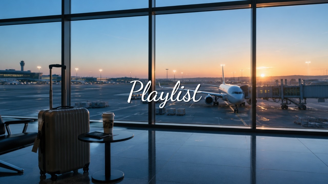 Playlist│✈️새벽 비행 전 듣기 좋은 노래  indie pop│4AM Airport Calm Vibes | 플레이리스