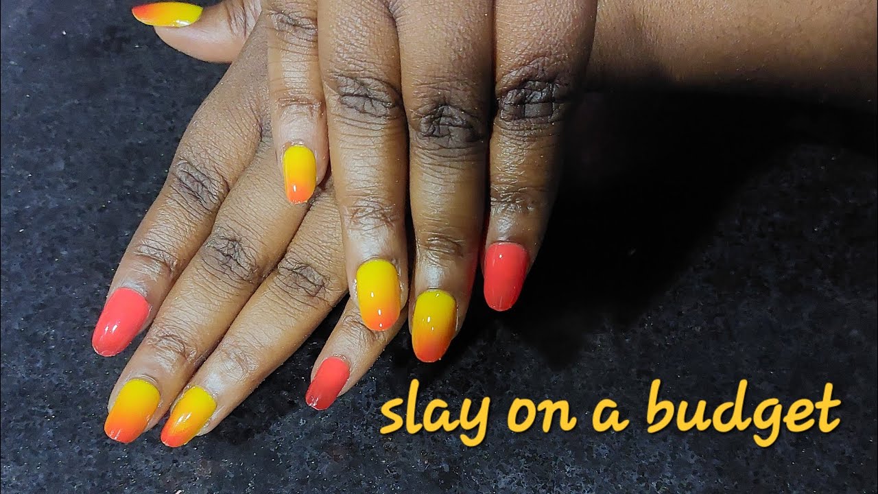 How to apply press on nails... come do my nails with me. at home maintenance
