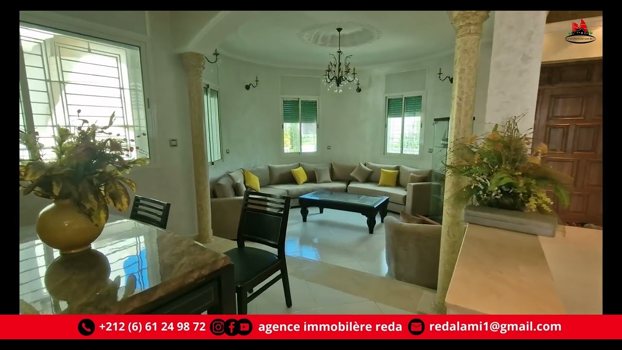 Meknes Villa 365m² Quartier Mimouza