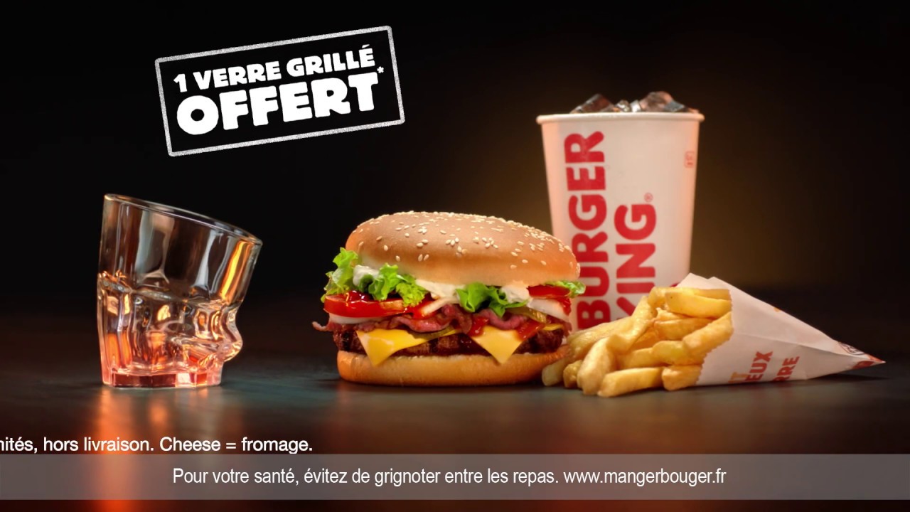 Burger King 'Verre Grillé' (avril 2019)