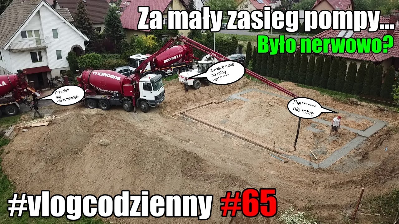 #vlogcodzienny #65 - Za mały zasięg pompy... - nerwowe zalewanie...? #domza150tysiecy.pl