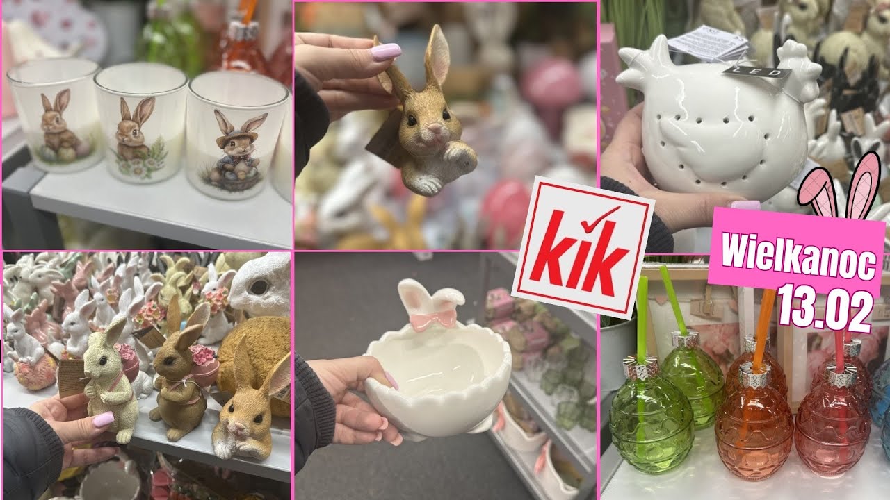WIELKANOC w KIK 🐇🌸 KURKA LED | ZAJĄCZKI TO HIT za 9 zł | PISANKI DO PICIA 🌸 WIOSENNE NOWOŚCI 13.02