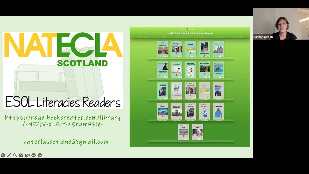 ONLINE FORUM - NATECLA Scotland’s ESOL Literacies Readers Project