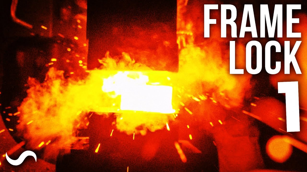 MAKING A FRAME-LOCK FOLDING KNIFE!!! PART 1