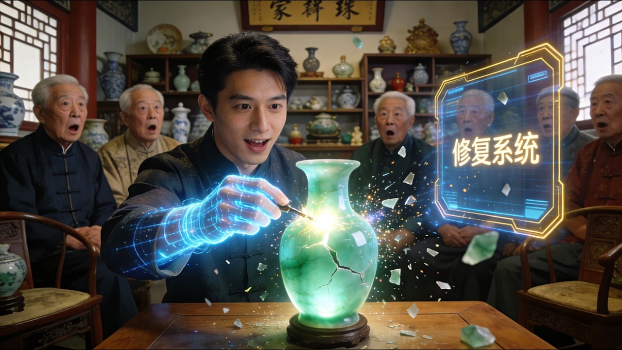 【完結】🔥破碎玉瓶也能恢復如初？我靠文物修復系統發家致富