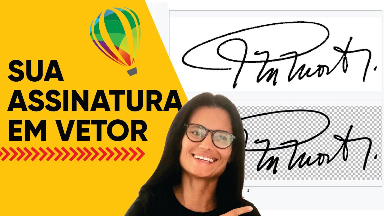Como fazer sua assinatura vetorizada no corel