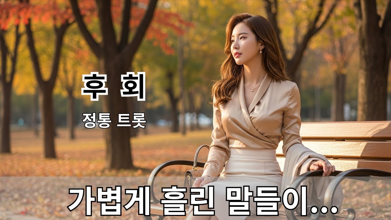 후회 - 떠나간 사랑을 그리며 부르는 애절한 트로트