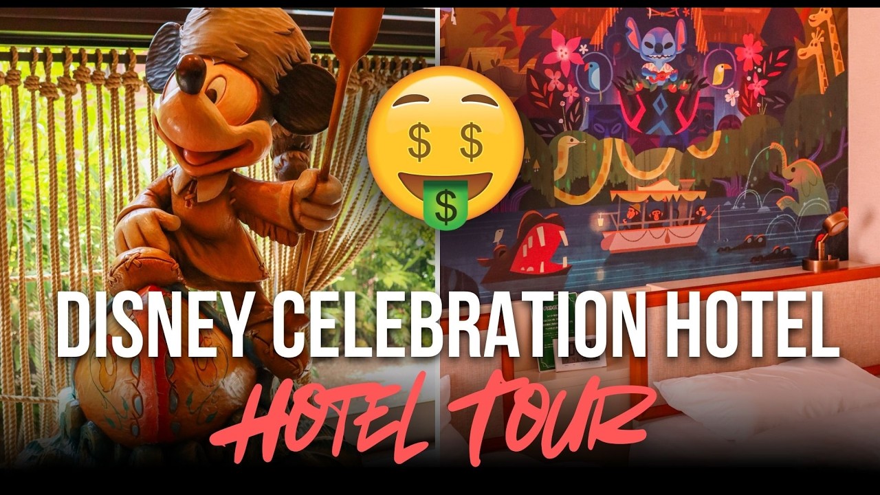 L'HOTEL DISNEY LE MOINS CHER DU MONDE : TOKYO DISNEYLAND CELEBRATION HOTEL TOUR !