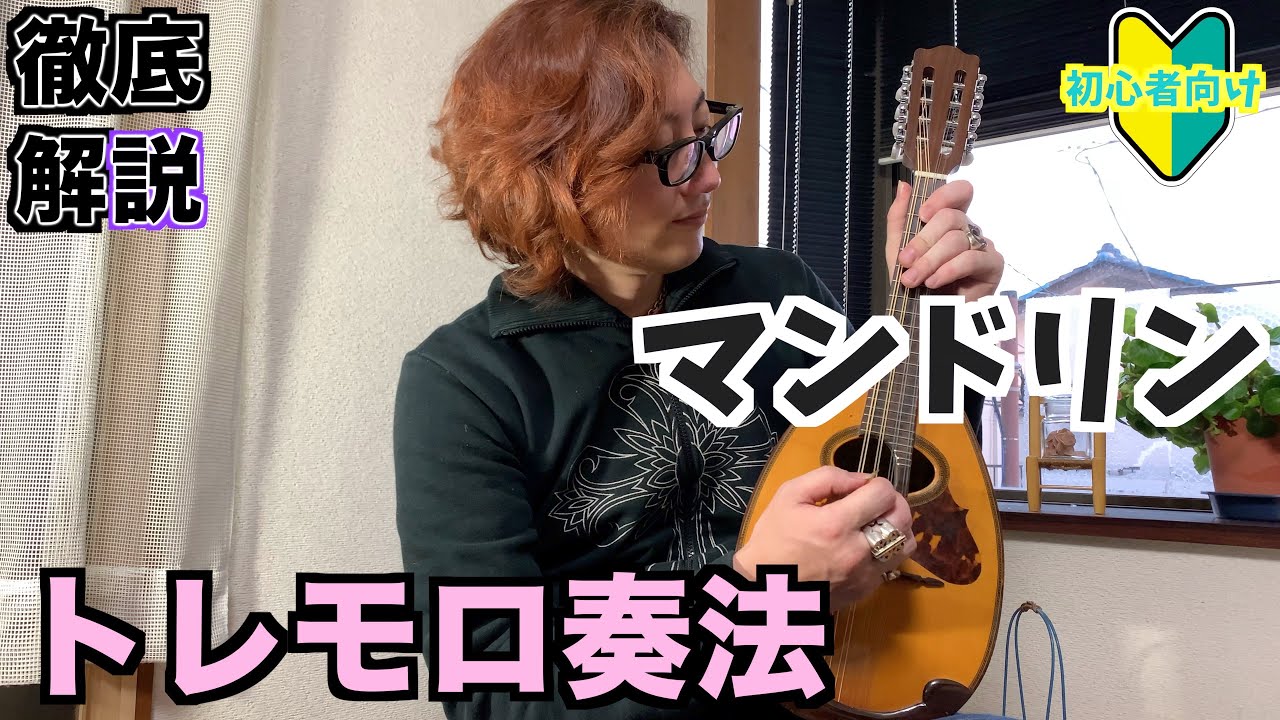 【初心者向け】トレモロ奏法の弾き方やコツ【マンドリンレッスン】